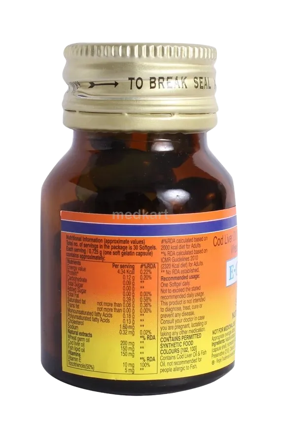 e cod soft capsule 30's